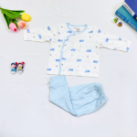 Bộ dài tay khuy bấm, chất liệu Petit siêu mát mịn