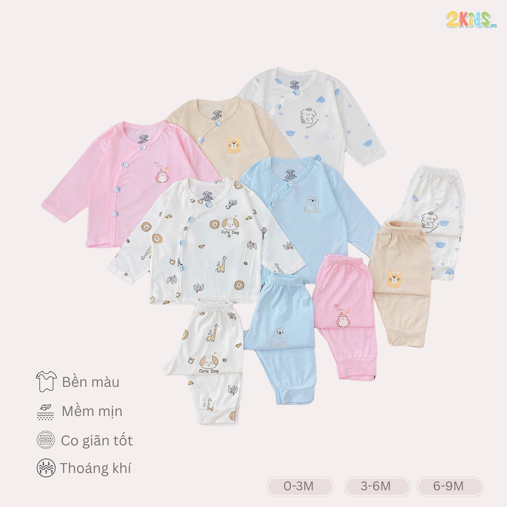 https://2kids.vn/products/bo-dai-tay-so-sinh-unchi-cai-cheo-mem-min