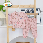 Bộ Quần Áo Sơ Sinh Unchi Dài Tay Thun Lạnh Cài Chéo