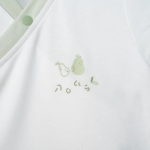 Bộ quần áo trẻ em Nous cộc tay phối màu xanh