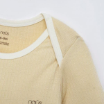 Bộ quần áo trẻ em Nous dài tay chui đầu màu vàng