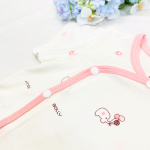 Bộ sơ sinh cộc tay cài lệch Bolly hoạ tiết