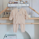 Bộ Quần Áo Sơ Sinh Unchi Dài Tay Thấm Hút Mồ Hôi