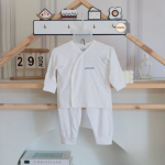 Bộ Quần Áo Sơ Sinh Unchi Dài Tay Thấm Hút Mồ Hôi