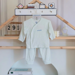 Bộ Quần Áo Sơ Sinh Unchi Dài Tay Thấm Hút Mồ Hôi