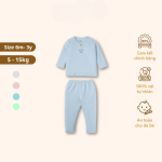 Bộ sơ sinh dài tay Unbee cài vai