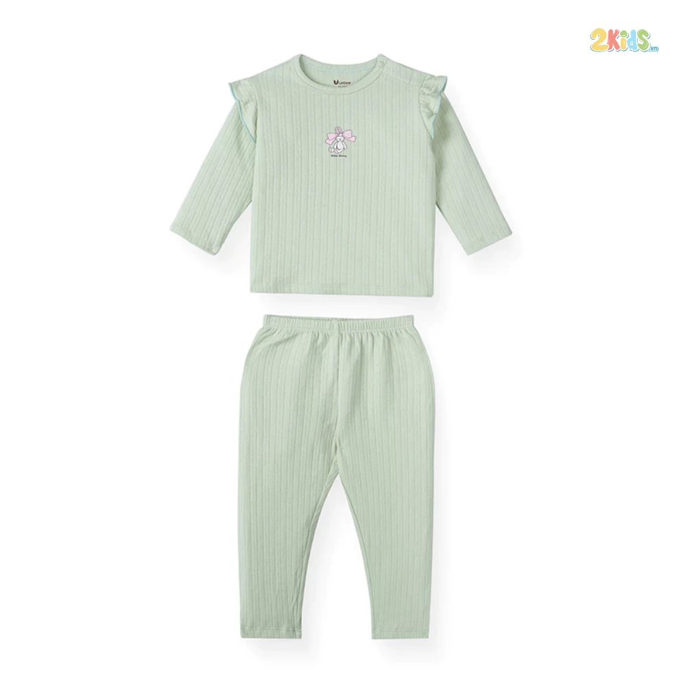 Bộ sơ sinh dài tay Unbee cài vai