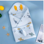 Chăn ủ cotton xốp có mũ và đai