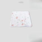 Khăn đa năng Nous trắng in họa tiết