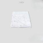 Khăn đa năng Nous trắng in họa tiết