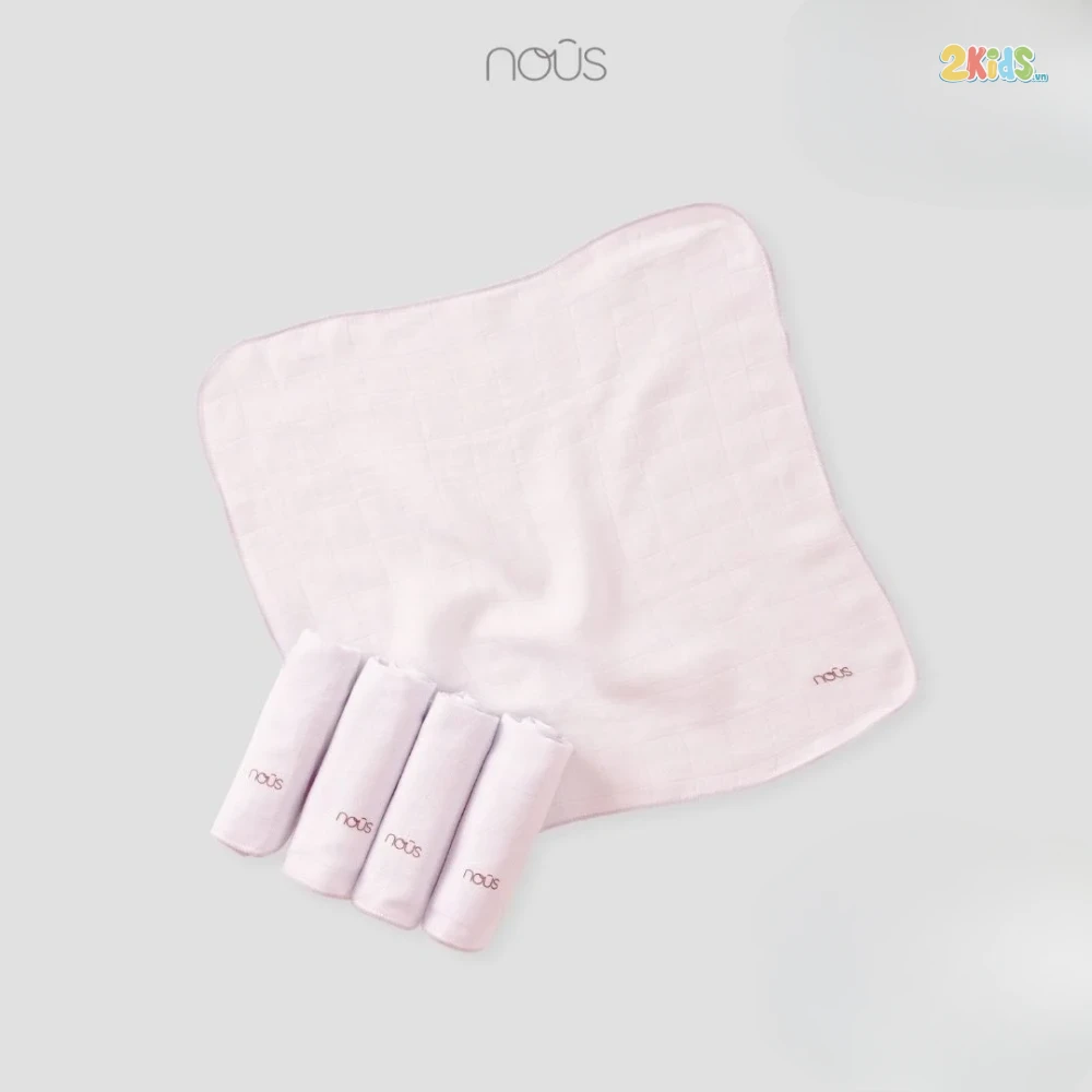 Khăn sữa Nous bambo kháng khuẩn (Set 5 chiếc)