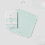 Khăn sữa Nous màu trắng mix (Set 5 chiếc)