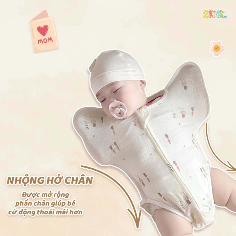 Nhộng chip sơ sinh Unbee tơ tằm thông hơi