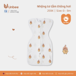 Nhộng chũn sơ sinh Unbee tơ tằm thông hơi