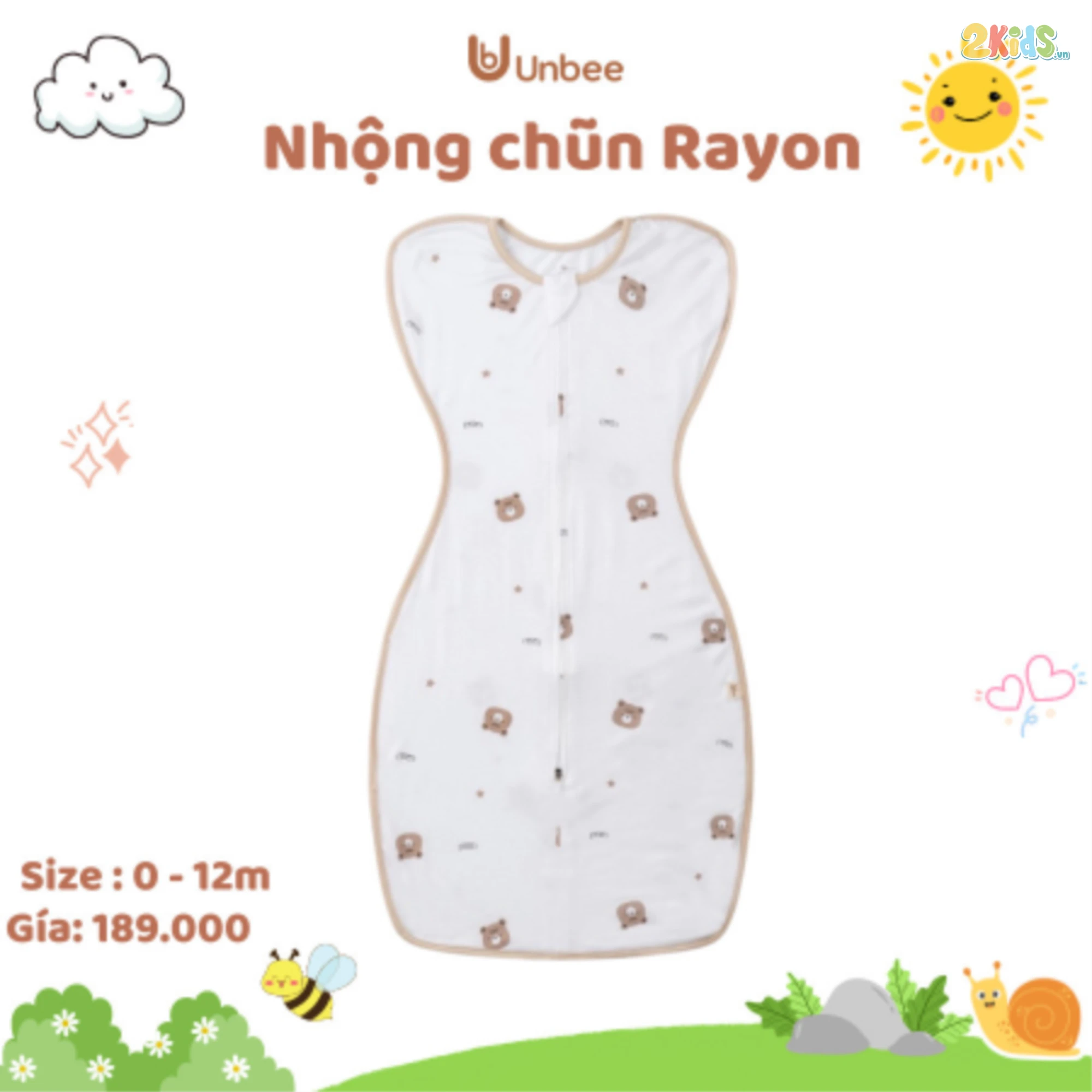 Nhộng Chũn Sơ Sinh Unbee Rayon