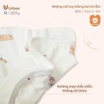 Nhộng chũn mở tay sơ sinh Unbee tơ tằm thông hơi