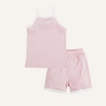 Bộ quần áo trẻ em Bu baby áo 2 dây, quần đùi bé gái Siro