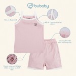 Bộ quần áo trẻ em Bu baby áo 2 dây, quần đùi bé gái Siro