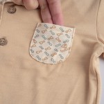 Bộ quần áo trẻ em Bu baby ngắn tay Pyjamas Iconic