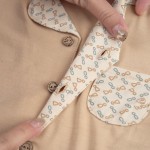 Bộ quần áo trẻ em Bu baby ngắn tay Pyjamas Iconic