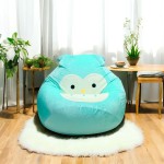 Ghế Lười Hạt Xốp Họa Tiết Cú Mèo Dễ Thương