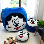 Ghế Lười Chuột Mickey Cho Bé Vải Nhung Lạnh