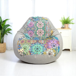 Ghế Lười Đọc Sách Quả Lê Họa Tiết Thổ Cẩm