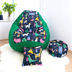 Ghế Lười Giọt Nước Xanh Hình Thú Ngộ Nghĩnh