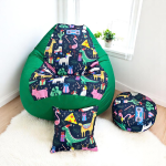 Ghế Lười Giọt Nước Xanh Hình Thú Ngộ Nghĩnh