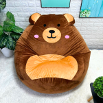 Ghế lười hạt xốp họa tiết gấu Bear