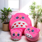 Ghế lười hạt xốp họa tiết mèo cười