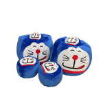 Ghế lười hạt xốp Doraemon xanh coban vải nhung