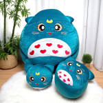 Ghế Lười Hạt Xốp Hình Chú Mèo Cười Đáng Yêu