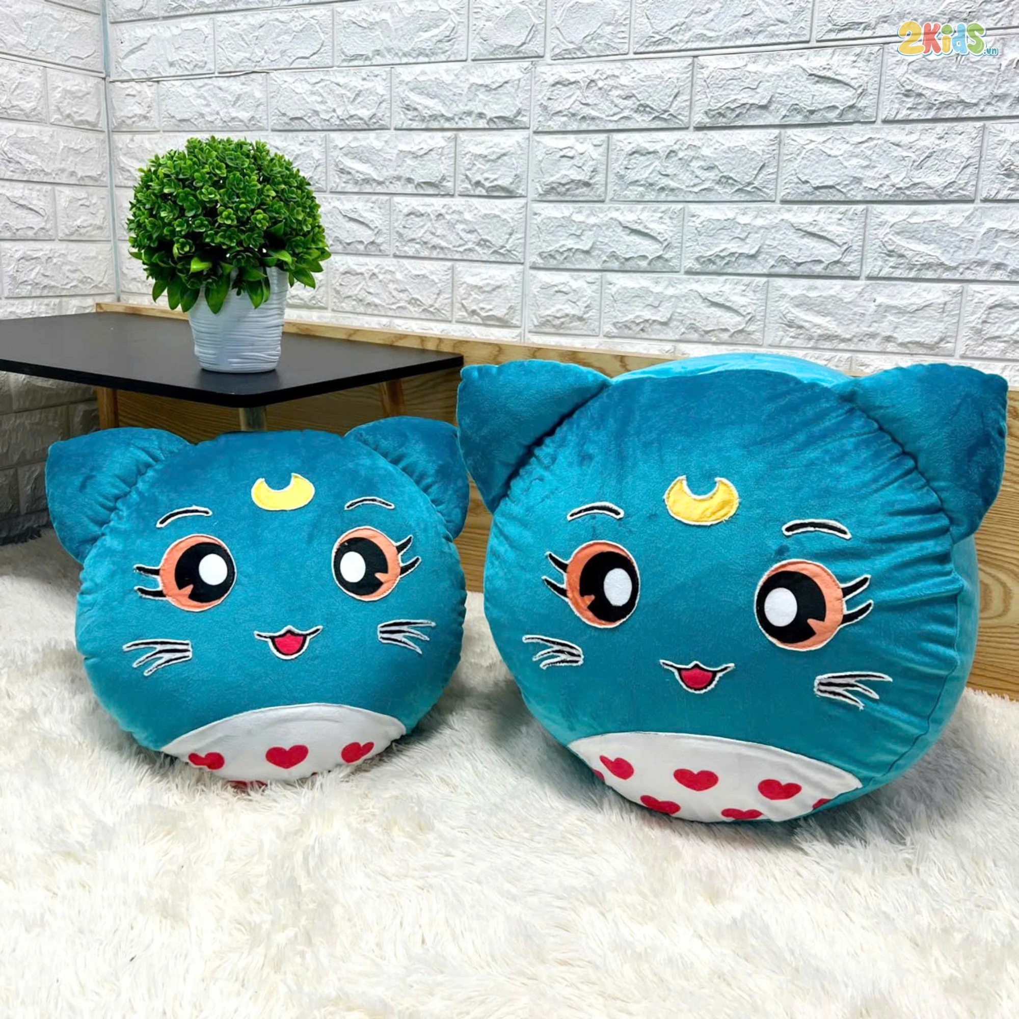 Ghế Lười Hạt Xốp Hình Chú Mèo Cười Đáng Yêu