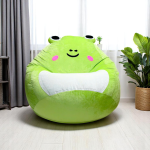 Ghế Lười Hạt Xốp Hình Ếch Xanh