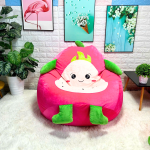 Ghế lười hạt xốp hình trái thanh long + đôn, gối ôm