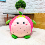 Ghế lười hạt xốp hình trái thanh long + đôn, gối ôm