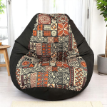 Ghế Lười Hạt Xốp Thổ Cẩm Chống Thấm, Chống Mốc