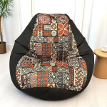 Ghế Lười Hạt Xốp Thổ Cẩm Chống Thấm, Chống Mốc