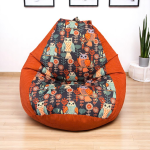 Ghế Lười Hạt Xốp Thư Giãn Hình Cú Mèo