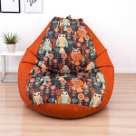 Ghế Lười Hạt Xốp Thư Giãn Hình Cú Mèo