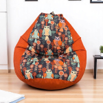 Ghế Lười Hạt Xốp Thư Giãn Hình Cú Mèo