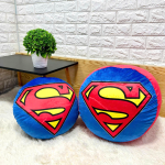 Ghế Lười Hạt Xốp Vải Nhung Hình Siêu Nhân Superman