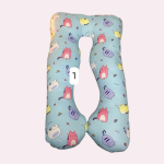 Gối ôm bà bầu chữ U chất liệu cotton ngộ nghĩnh