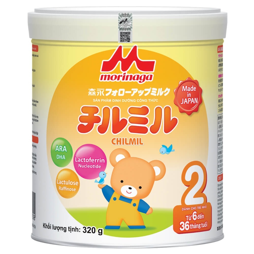 Sữa Morinaga Chilmil Số 2 320g (6-36 Tháng)