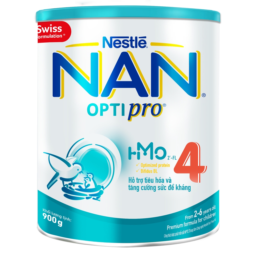 Sữa Nan Optipro Số 4 900g (2-6 Tuổi)